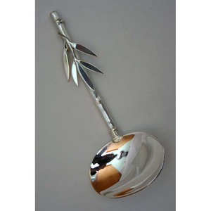 ชุดช้อนสแตนเลสสตีลสีทองที่มีคุณภาพสูงดีไซน์ด้ามยาวที่เป็นเอกลักษณ์สำหรับร้านอาหารงานแต่งงานบ้านโรงแรมจำนวนสั่งซื้อขั้นต่ำ100ชิ้น - Product Image 5