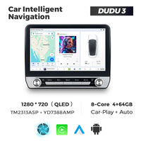 MEKEDE EU STOCK Autoradio Multimédia Android DUDU GPS Navigation Car-play Unité Principale 10.1 pouces Double Bouton Radio Voiture