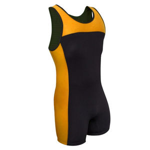 Wholesale Custom Design <b>Men's</b> <b>Wrestling</b> <b>Singlet</b> with Digital Printing Breathable Fabric for Weightlifting and Power Training - Product Image 4