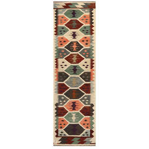 พรมไมมาณา อัฟกานิสถาน คิลิม ขนาด 200 x 60 ซม. ชุดพรมปูพื้น - Product Image 1