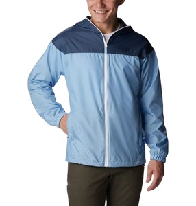 Veste coupe-vent légère à capuche pour homme, logo personnalisé, vente en gros, résistante à l'eau, avec ourlet réglable, pour la randonnée - Product Image 4