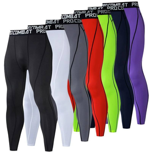 Pantalones de Compresión de Secado Rápido para Hombre, Leggings Deportivos para Correr, Gimnasio, Entrenamiento Atlético, Mallas para Correr y Gimnasio - Product Image 2