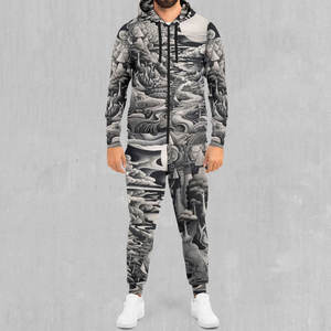 Trajes de chándal de alta calidad para hombres/Chándal de hombre con combinación de colores ajustados a la moda para ropa de entrenamiento - Product Image 1