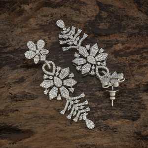 Boucles d'oreilles pendantes florales en cuivre pour mariages et cadeaux de fête - Product Image 5