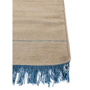 พรมขนสัตว์ทอมือสีเบจและสีน้ำตาลลายทาง Nomadic Threads รุ่น Adlw-1102 สำหรับห้องนั่งเล่น วัยรุ่น และทางเดิน รูปทรงสี่เหลี่ยมผืนผ้า - Product Image 4