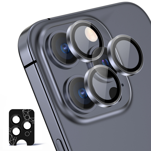 MRYES High Quality AR Alloy Sapphire Camera Lens Protector iphone 17 Pro Max for iPhone 16 15 Pro Max Camera Glass Film