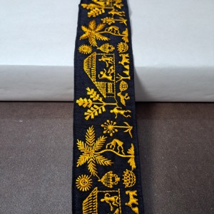 Premium Fancy Yarn Bordado Encaje ajuste Calidad de larga duración para bordado nupcial ajuste para Lehenga Blusa Decoración adornos - Product Image 1