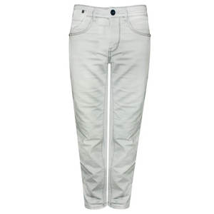 Jeans en denim décontractés pour hommes avec logo de marque personnalisé imprimé, respirant, motif uni, style droit, tricotés moyens, prix de gros pour l'hiver - Product Image 2