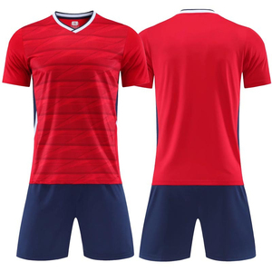 Conjunto de uniformes de fútbol al por mayor OEM de fábrica, diseño personalizado, Etiqueta Privada, camiseta de fútbol para hombres, MOQ bajo, proveedor de uniformes de fútbol - Product Image 4
