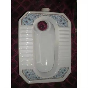 Inodoro MD Pan de cerámica azul elegante-Nuevo diseño, artículos sanitarios de estilo moderno para baño, precio asequible - Product Image 3