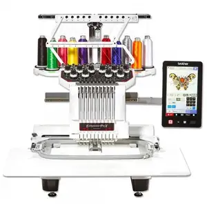 Complete set New Pr1000e 10 Needle Industrial Embroidery Machine