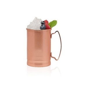 Mug en cuivre de qualité supérieure, citron vert et menthe, design fabuleux, forme ronde, mug Moscow Mule pour utilisation en cuisine - Product Image 4