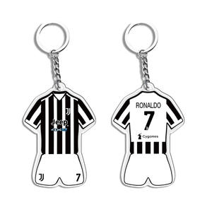 Football Fan Acrylic <b>UV</b> Printed <b>Light</b> Weight Sports Promotional Plastic Souvenir Keychain Gift - Product Image 5