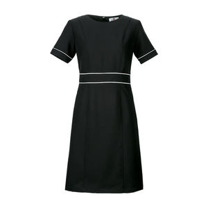 JBPQVestido negro de una pieza E-3079 (LL) Estilo cómodo para mujer de oficina - Product Image 1