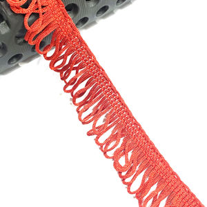 Kalong Gongxi 2.5 cm Width 100% Polyester <b>Fringe</b> Tassel Lace Trim for Garments Banners <b>Curtains</b> & Decorative Accessories - Product Image 1