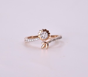 Anillo de Oro Amarillo Sólido de 14K con Diamante Cultivado en Laboratorio de 1 Quilate, Corte Redondo, Brillante y Pulido, Anillo de Boda para Mujer, Color D a G, Claridad IF SI2 - Product Image 2