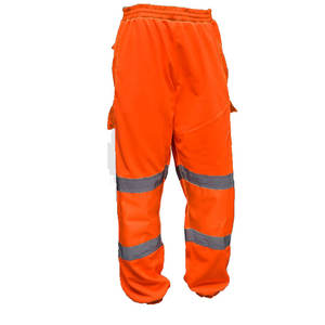 Pantalon de sécurité unisexe haute visibilité, respirant, en polyester, ignifuge, imperméable, de haute qualité, pantalon de travail cargo - Product Image 5