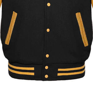 Chaqueta universitaria de lana con estilo para hombre, mangas Vintage, ropa de trabajo de invierno y otoño más vendida, directa del fabricante - Product Image 3