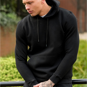 Sudadera con capucha y Jogger conjunto oversize pulóver sudaderas con capucha pantalones de chándal lavado 2 piezas conjunto chándal personalizado 100% algodón hombres bordado - Product Image 2