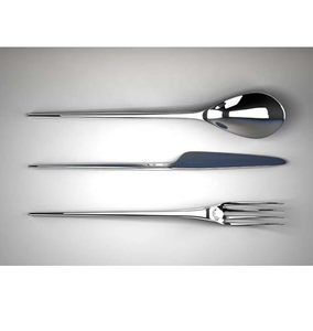 Ensemble de couverts en acier inoxydable design vintage pour mariage cuillère fourchette en acier miroir Restaurant maison hôtels utiliser - Product Image 1