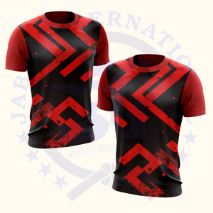 Camisetas de cuello redondo de gran tamaño con estampado en relieve de algodón 100% de alta calidad para hombre, patrón de estilo informal de verano, gran oferta, opciones de bricolaje - Product Image 5