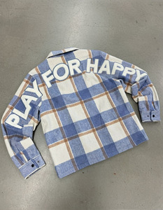 Camisa de Franela a Cuadros para Hombre, Blanca y Negra, 100% Algodón, Casual, Manga Larga, con Botones, Logotipo Personalizado, Estilo Urbano Clásico, Otoño - Product Image 2