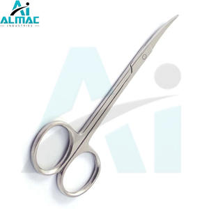 ALMAC Tijera Iris de alta calidad Recta y curvada 9cm, 10,5 cm, 11,5 cm Instrumentos quirúrgicos de acero inoxidable Tijera para ojos - Product Image 5