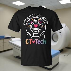 T-Shirt Promozionale per Tecnico di Tomografia Computerizzata, Radiologia e Scansione CT - Product Image 3