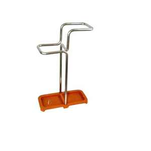 Support de parapluie trépied vintage en métal et teck nouveau porte-parapluie domestique en métal noir fait à la main de qualité supérieure couleur noire 2023 - Product Image 5