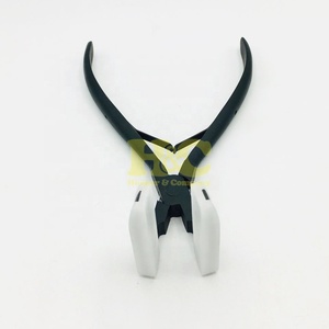 <b>Tape</b> Pliers Stainless Steel Pliers <b>Micro</b> Nano Ring Hair Extensions Opener Removal Tool Hair Loop Styling Tool Logo Packing - Product Image 3