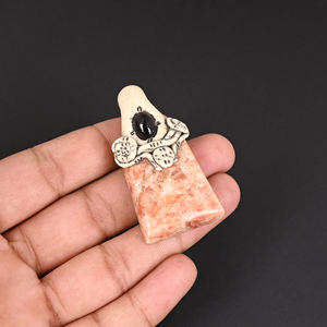 จี้พลอยแจสเปอร์ดินเหนียวสำหรับทำเครื่องประดับทำด้วยมือเครื่องประดับทำจากหินอัญมณี - Product Image 4