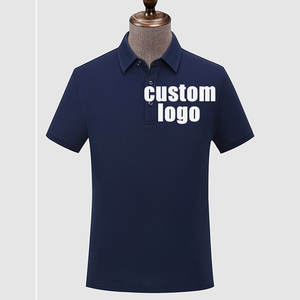 Polo décontracté Edgeco pakistanais OEM, tricoté, avec logo personnalisé imprimé, en coton épais 100% antibactérien - Product Image 1