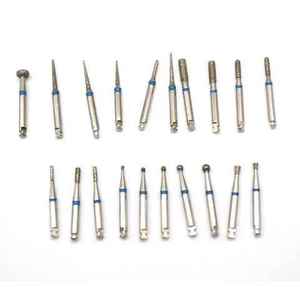 Fraise diamantée dentaire de type D pour contre-angle en acier inoxydable, manuelle, certifiée MOL, meilleur prix usine, fournisseur dentaire Astrin - Product Image 2