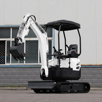 Mini Excavadora Hidráulica Pequeña para Construcción de Viviendas, Venta Directa de Fábrica, Excavación de Sótanos, Pedidos al por Mayor