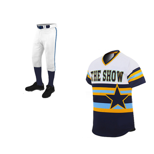 Uniformes de baseball personnalisés Impression personnalisée Vêtements de sport de haute qualité avec logo de taille personnalisée Respirant et 100% polyester - Product Image 6