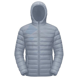 Men's Warm Hooded Winter Puffer <b>Jacket</b> Windproof, Lightweight Quilted Coat with <b>Packable</b> Design Outdoor Travel Sports Ready - Product Image 1