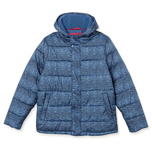 Nouvelle veste matelassée en toile à col montant pour homme, style décontracté, pour l'hiver, légère, rembourrage isolant, confort doux, logo frontal - Product Image 6