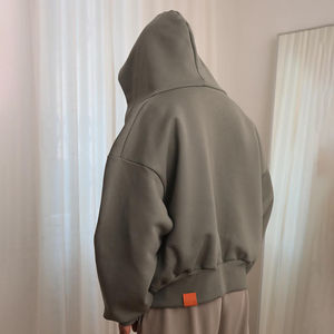 Sweat-shirt à capuche surdimensionné d'hiver en coton 100% imprimé pour hommes, de haute qualité, personnalisé, 420, 450, 500, 600 g/m², fabrication de sweat-shirt en polaire - Product Image 2