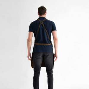 Delantal de Cuero Premium para Profesionales con Estilo, Resistente al Fuego, con Logotipo Personalizado Impreso, Delantal de Cuero para Herrería - Product Image 4