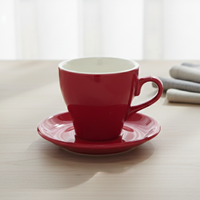 Meilleure Vente 3459606-320A Tasse à Espresso en Porcelaine Style Nordique Durable, Compatible Micro-ondes et Lave-vaisselle, 320ml pour Café/Thé et Thé de l'Après-midi