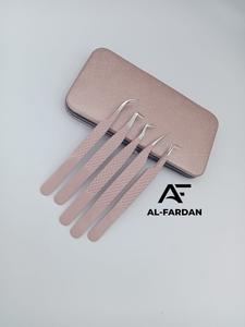 ชุดแหนบต่อขนตาแบบมีด้ามจับทรงเพชรสีนู้ดสีนู้ดตามสั่ง5แหนบปลายแหลมทำโลโก้ได้ตามต้องการ - Product Image 2