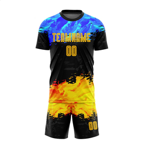 Conjuntos de Uniformes de Fútbol Ligeros para Invierno, 100% Poliéster, Ecológicos, Transpirables, Diseño de Logotipo Personalizado, Alta Calidad - Product Image 6