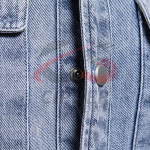 Chaqueta vaquera de lana de otoño e invierno para hombre, chaqueta vaquera lavada elástica, Chaquetas vaqueras a la moda para Primavera e Invierno - Product Image 2