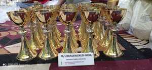 ที่มีคุณภาพที่ดีที่สุด Chalice และถ้วยโลหะทองเหลืองชุบทองหรือชุบเงินและถ้วยสำหรับบ้านคริสตจักรและร้านอาหารใช้ - Product Image 3