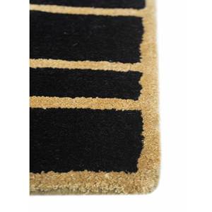 พรมขนสัตว์และใยวิสโคสถักมือ รุ่น Acar Tra-15018 ลายทางเรขาคณิต รูปทรงสี่เหลี่ยมผืนผ้า สำหรับบ้านและรถยนต์ มีสีเทาและสีดำ ขนาดกว้าง 4 เมตร - Product Image 4