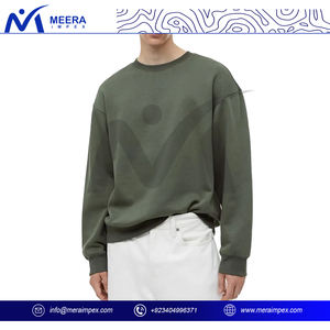 เสื้อสเวตเตอร์ผ้าฝ้ายออร์แกนิกสำหรับผู้ชายเป็นมิตรกับสิ่งแวดล้อมผ้าเนื้อนุ่มยั่งยืนและไม่ทำให้เกิดอาการแพ้ง่ายสำหรับนักช้อปที่ใส่ใจสิ่งแวดล้อม - Product Image 3