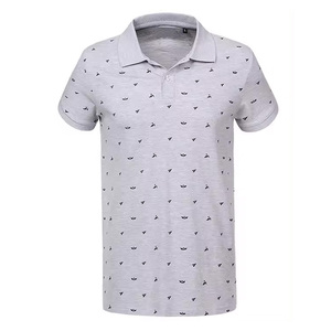 T-shirt imprimé à manches courtes de haute qualité séchage rapide respirant avec demi-bouton tissu tricoté décontracté pour hommes T-Shirt grande taille - Product Image 5