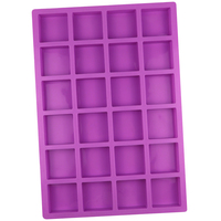 Plateau à glaçons durable Truffes au chocolat Grille Fondant Moule Rectangle Caramel Bonbons Moules en silicone Moule à gelée gommeuse OEM
