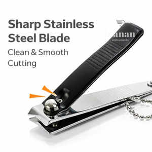 High Quality Heavy Duty Black <b>Nail</b> Clipper Stainless Steel Curved Blade Sharp Finger <b>Nail</b> Cutter Manicure <b>Tool</b> - Product Image 5