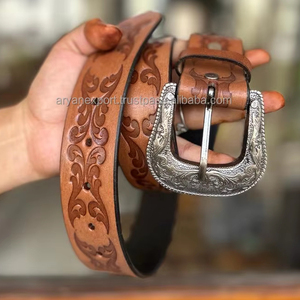 Venta al por mayor de lujo de marca Pin hebilla de cinturón de cuero genuino de vaca cinturón para los hombres de alta calidad de cuero de vaca occidental cinturones de cuero de vaca - Product Image 2